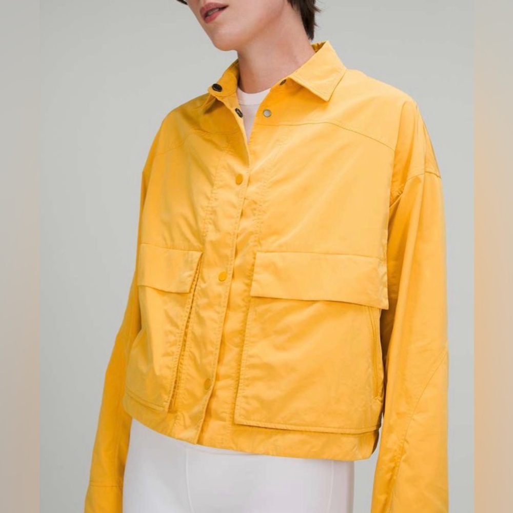 NWOT New Lululemon Simply Effortless Jacket Wheat Yellow